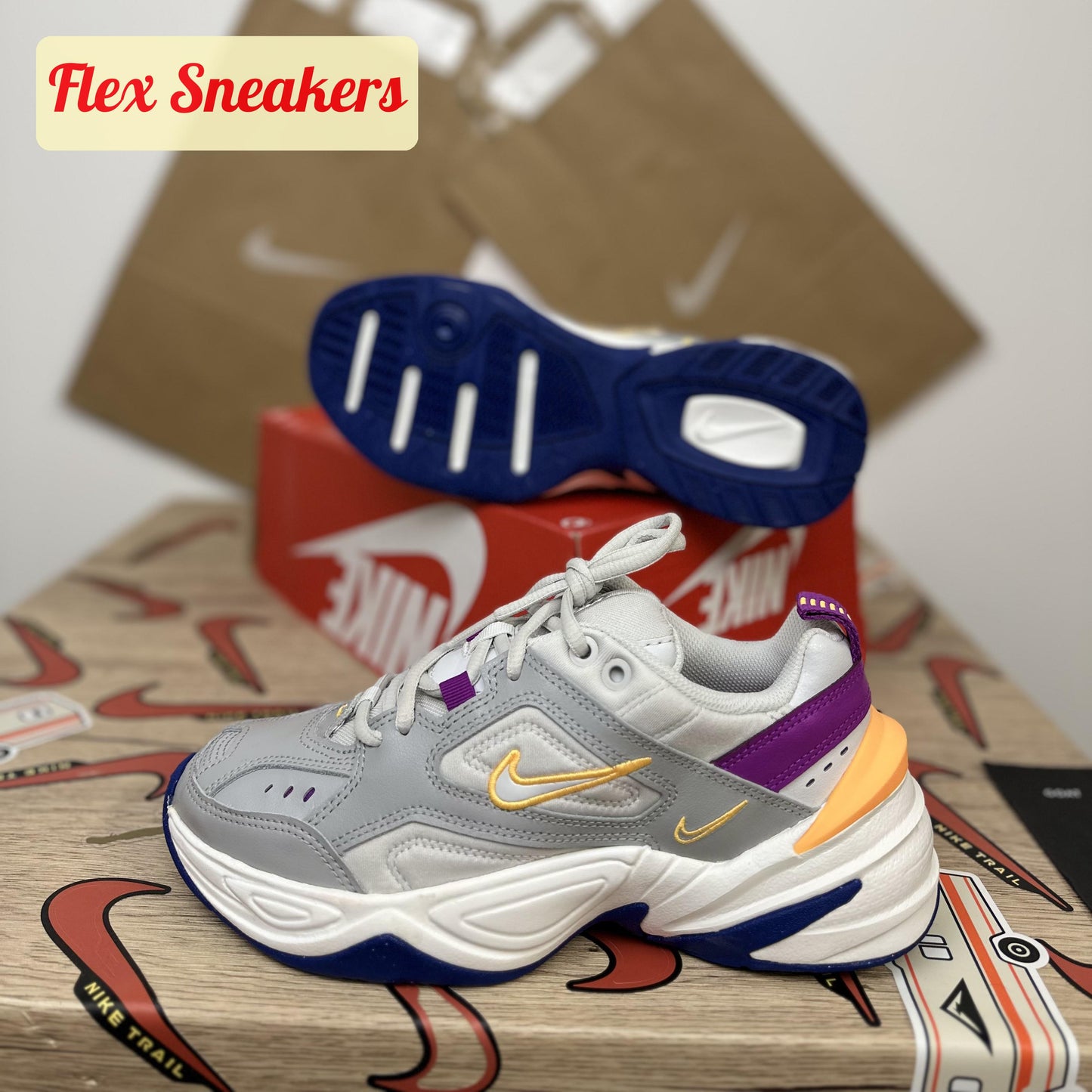 Nike M2K Tekno Grey/Purple