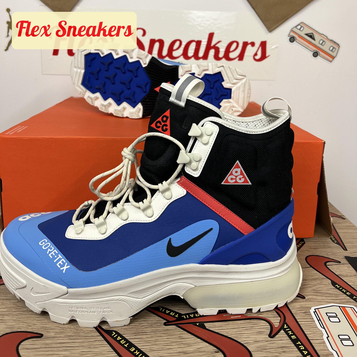AGC Zoom Gaiadome Gore-Tex Blue