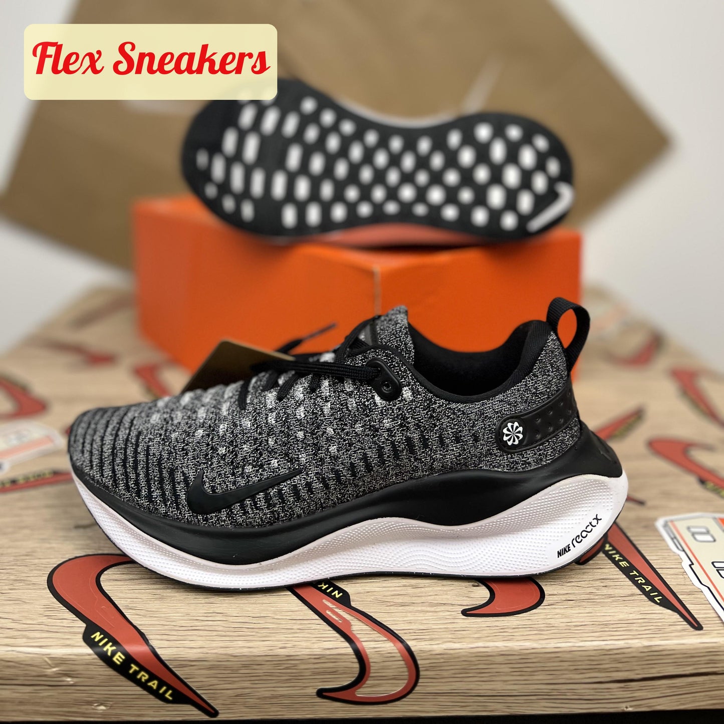 React Infinity Run 4 Black-White
