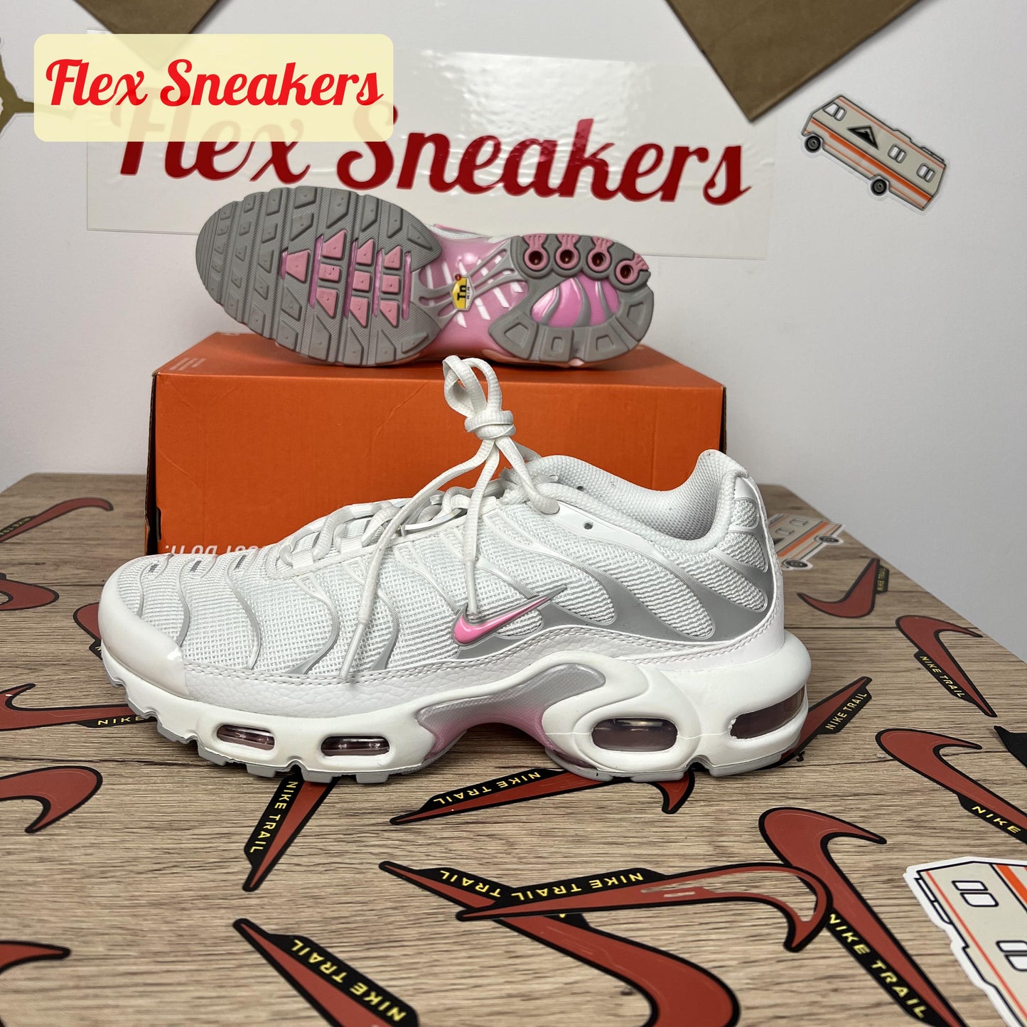 Air Max Plus Summit-White/Pink