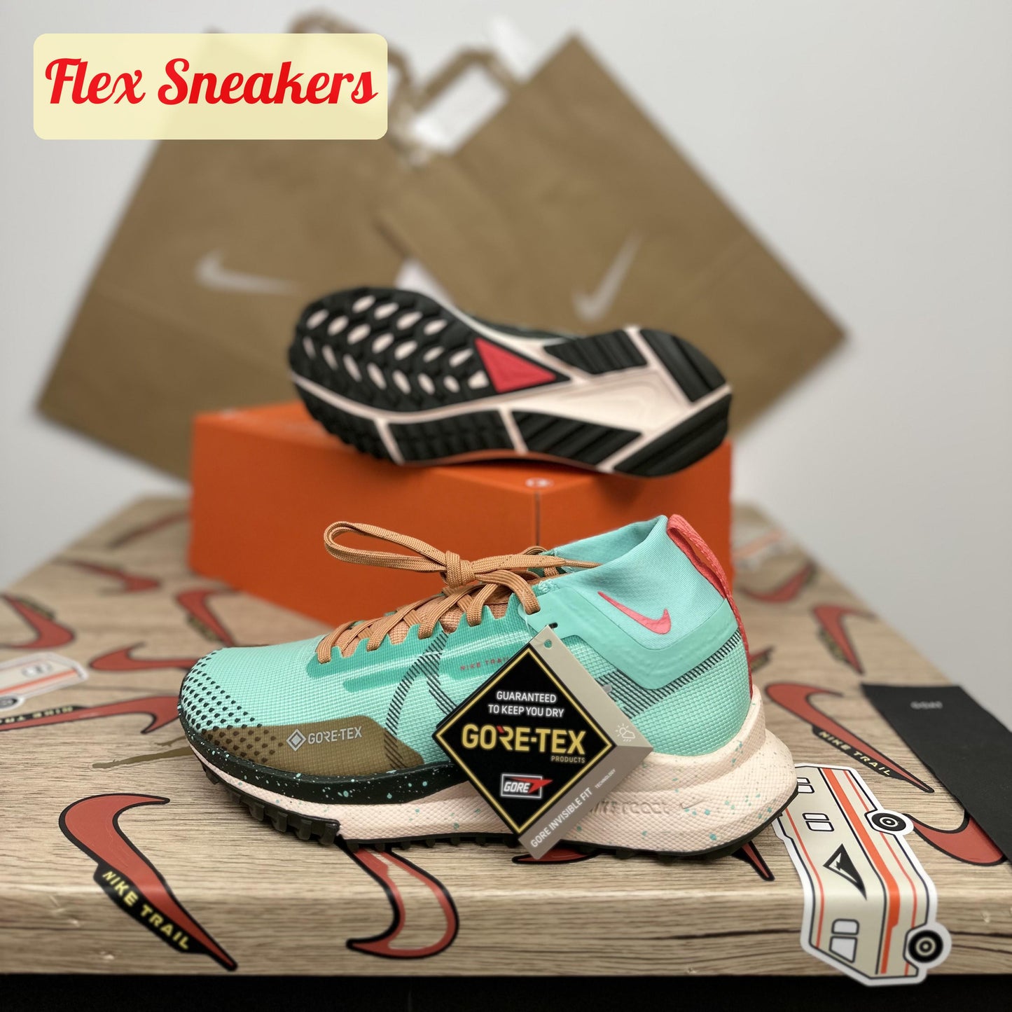 React Pegasus Trail 4 GTX Emerald