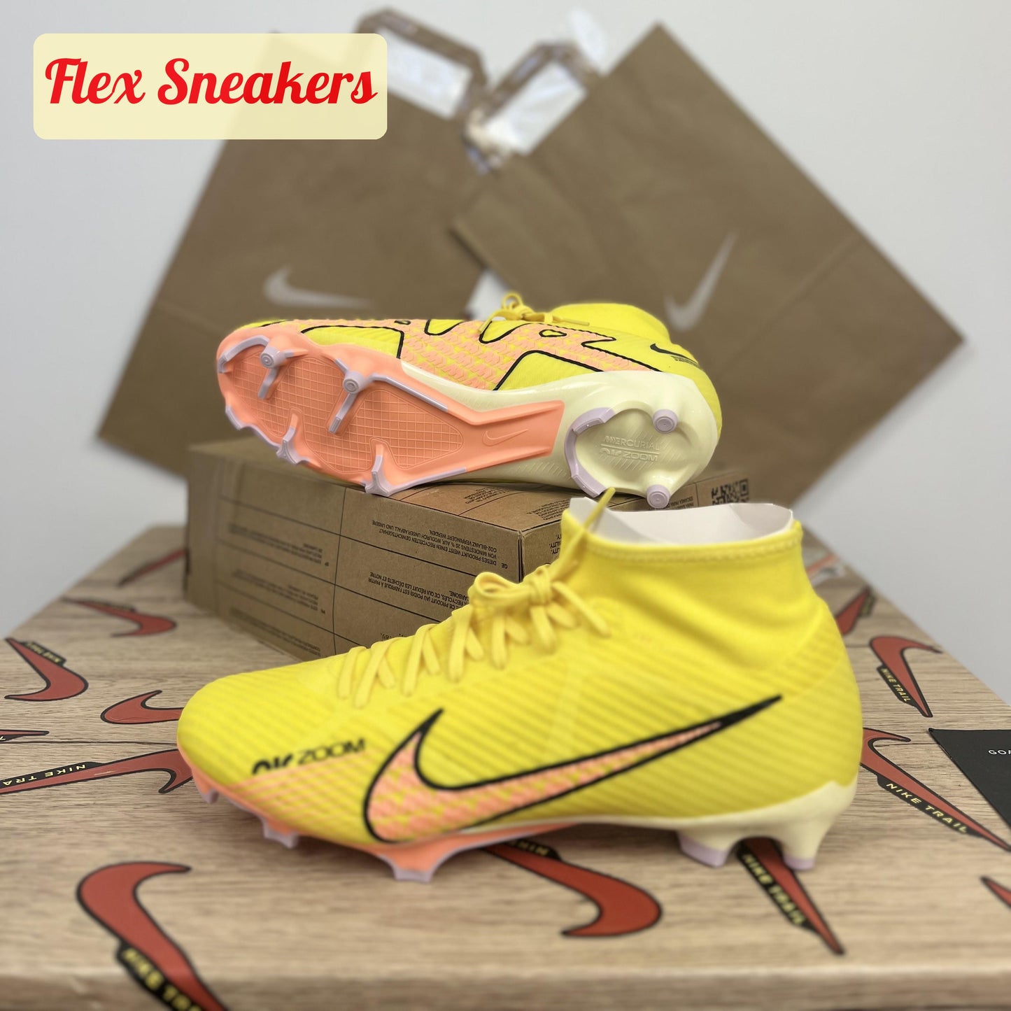 Zoom Superfly 9 Academy FG/MG Yellow-Strike