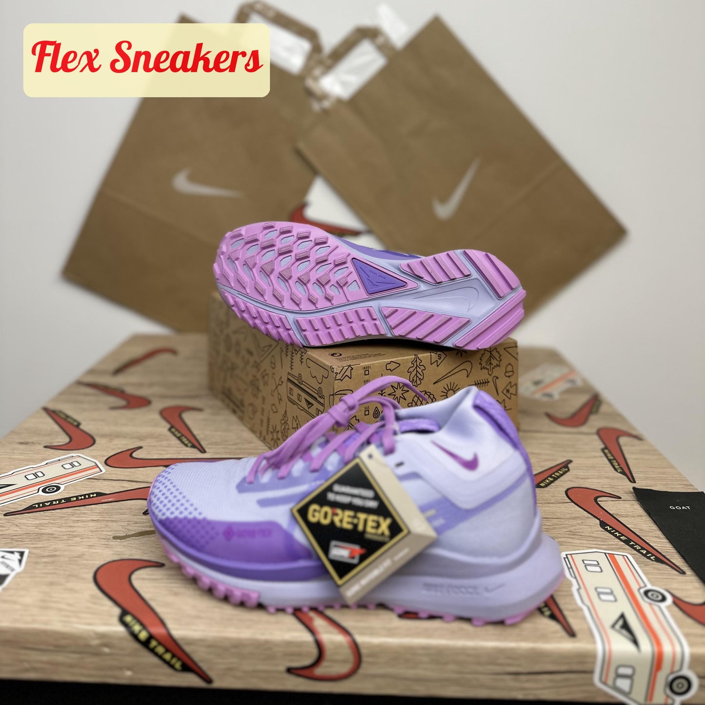 React Pegasus Trail 4 GTX Oxygen-Purple