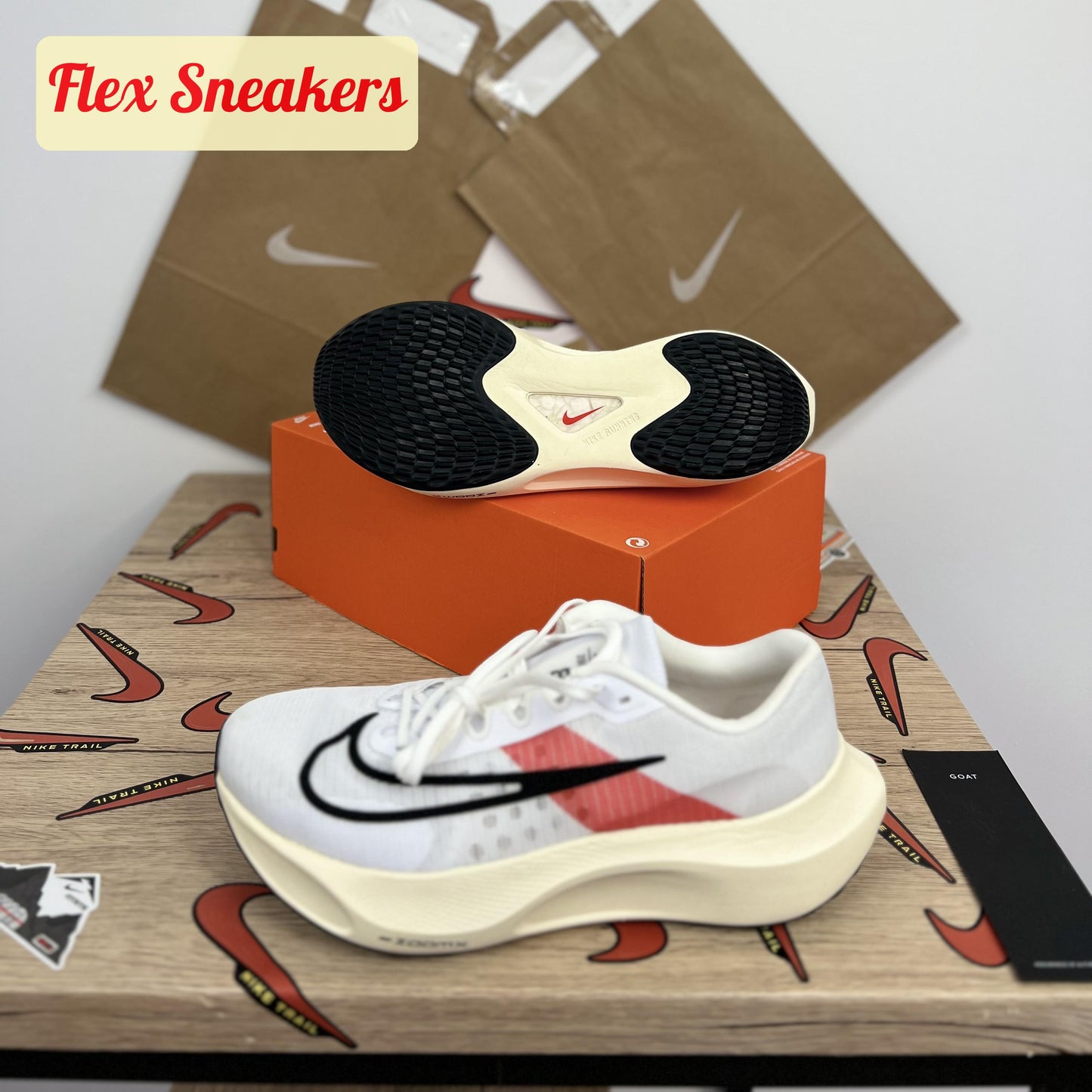 Zoom Fly 5 EK White/Chile-Red