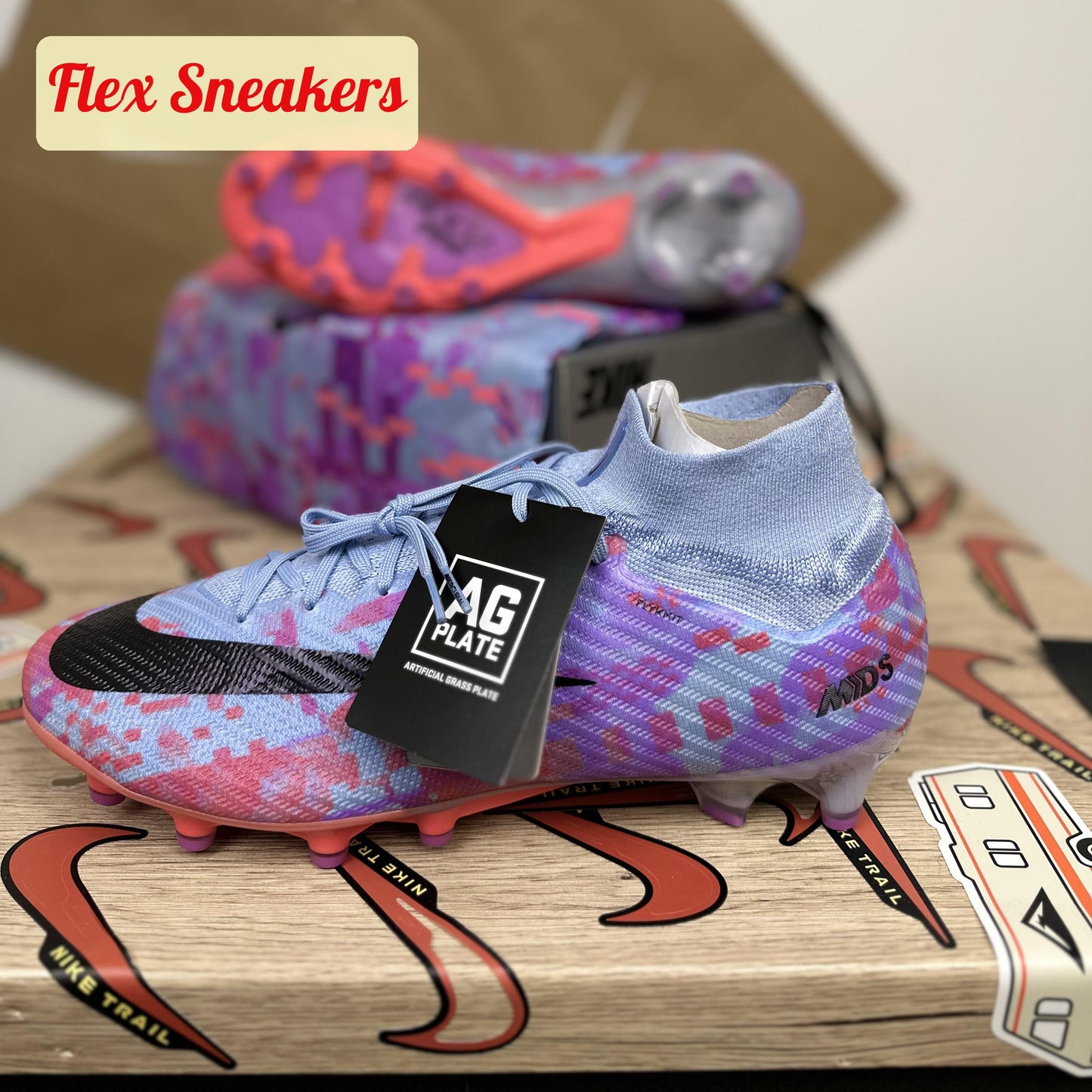 ZM Superfly 9 MDS Elite AG-Pro Blue/Pink