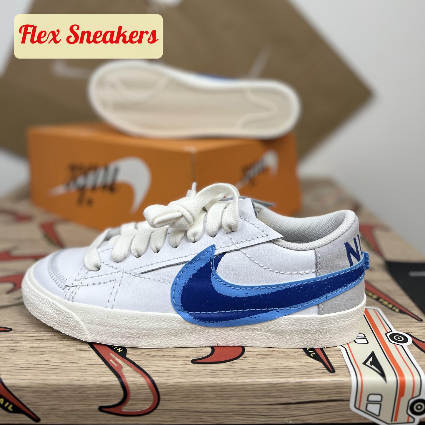 Blazer Low '77 Jumbo White/University-Blue
