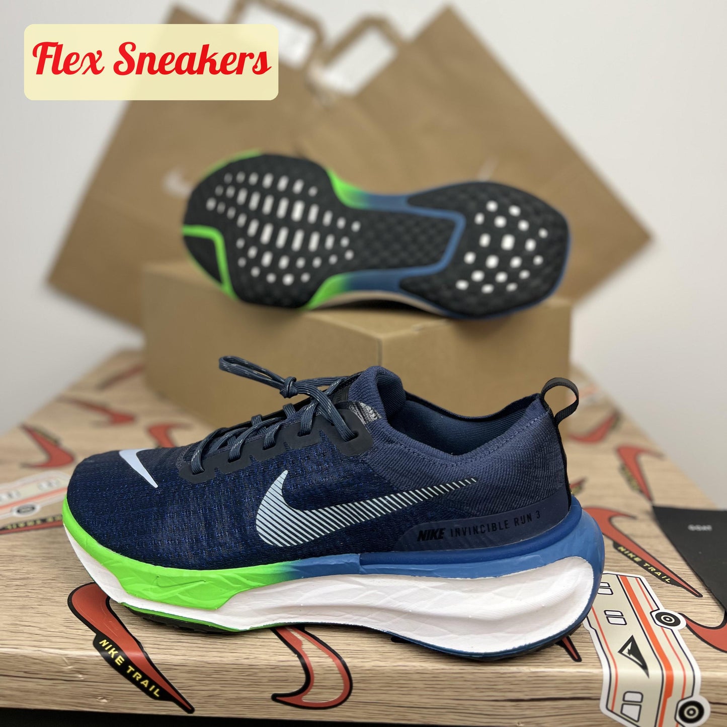 ZoomX Invincible Run FK 3 Thunder-Blue