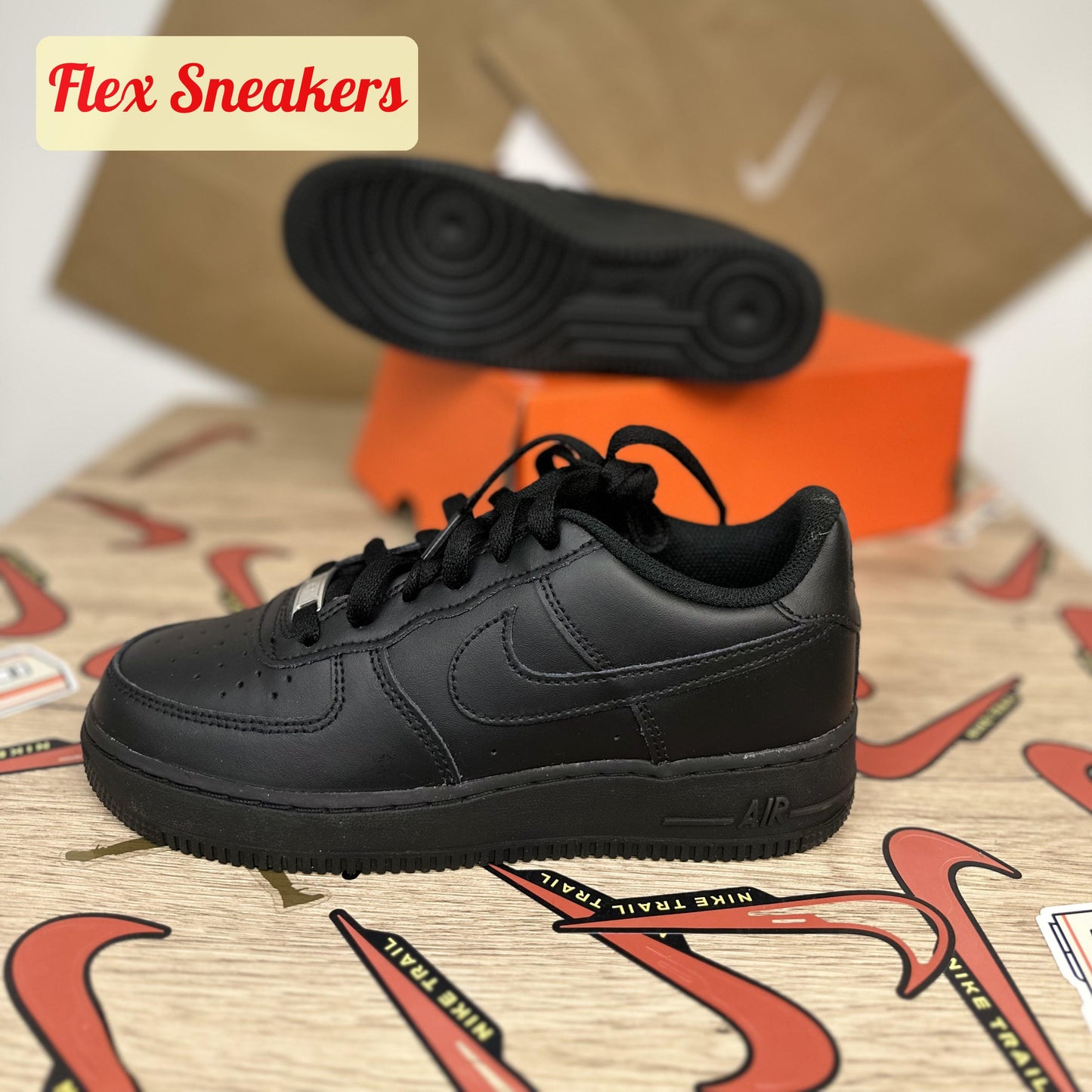 Air Force 1 LE (GS) Black