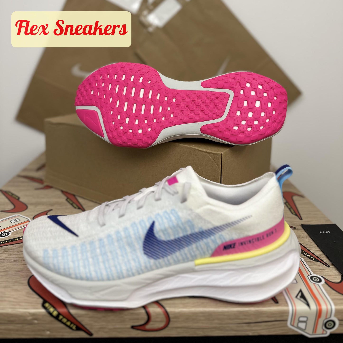 ZoomX Invincible Run FK 3 Royal Blue