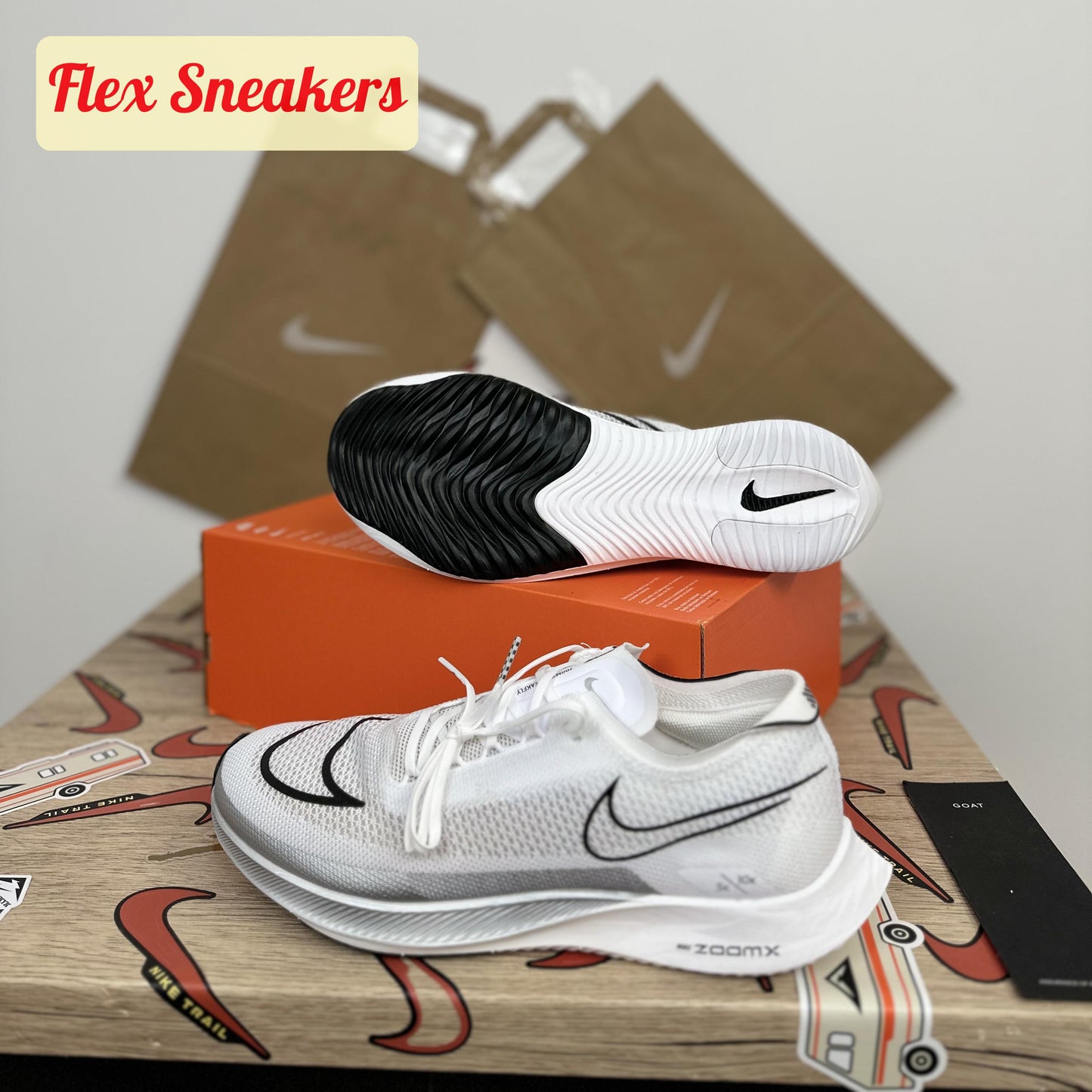ZoomX Streakfly White/Silver