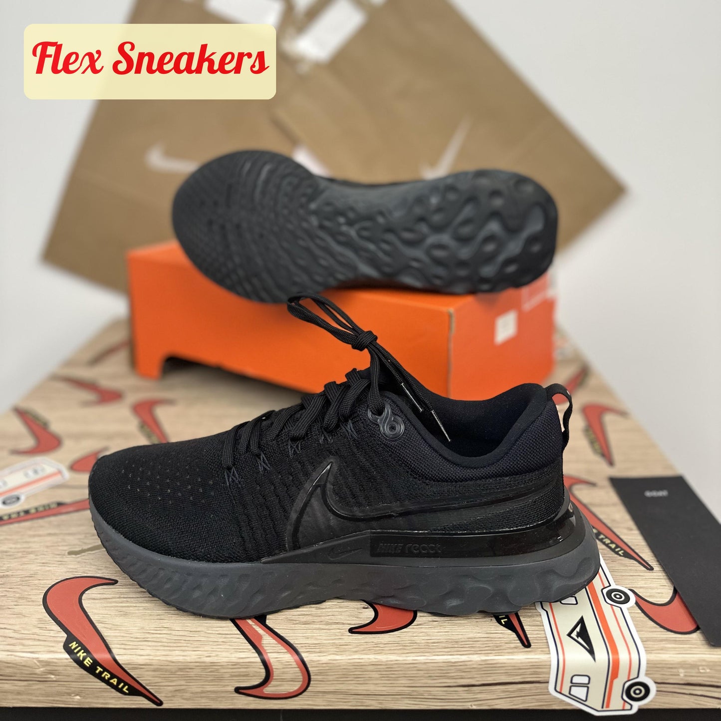 React Infinity Run FK 2 Black/Iron-Grey