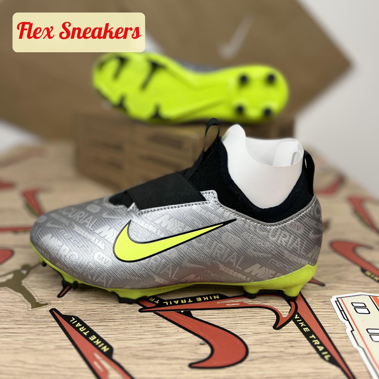 JR Zoom Vapor 15 Academy XXV FG/MG Silver