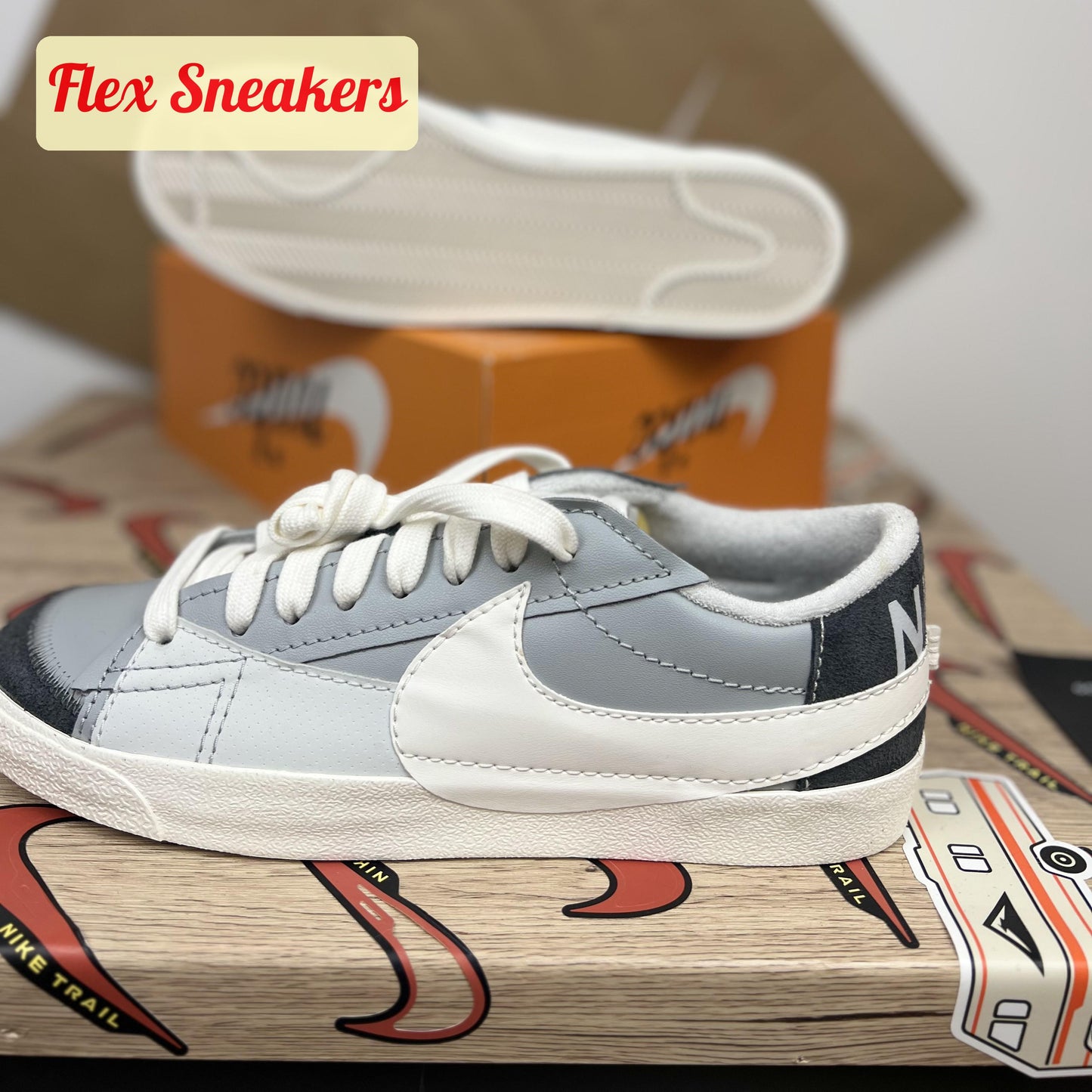 Blazer Low '77 Jumbo SE Smoke-Grey