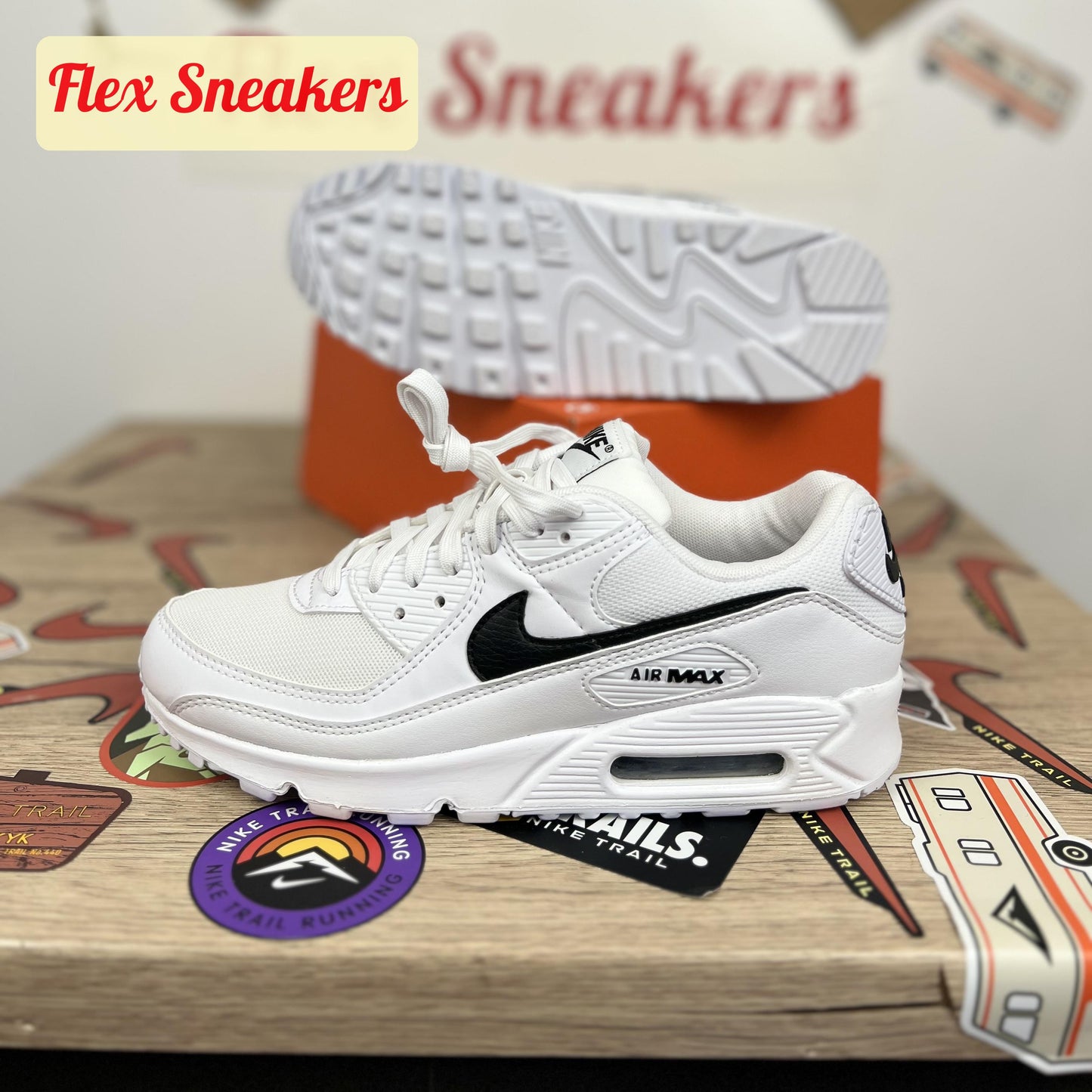 Air Max 90 White/Black