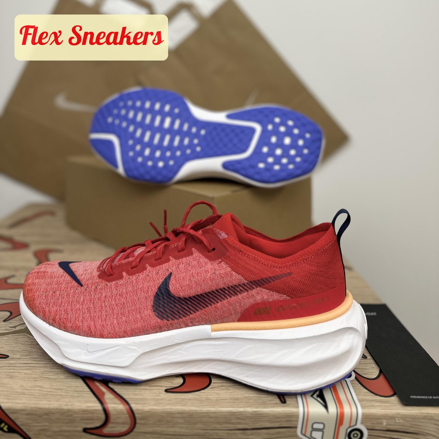 ZoomX Invincible Run FK 3 Red/Midnight