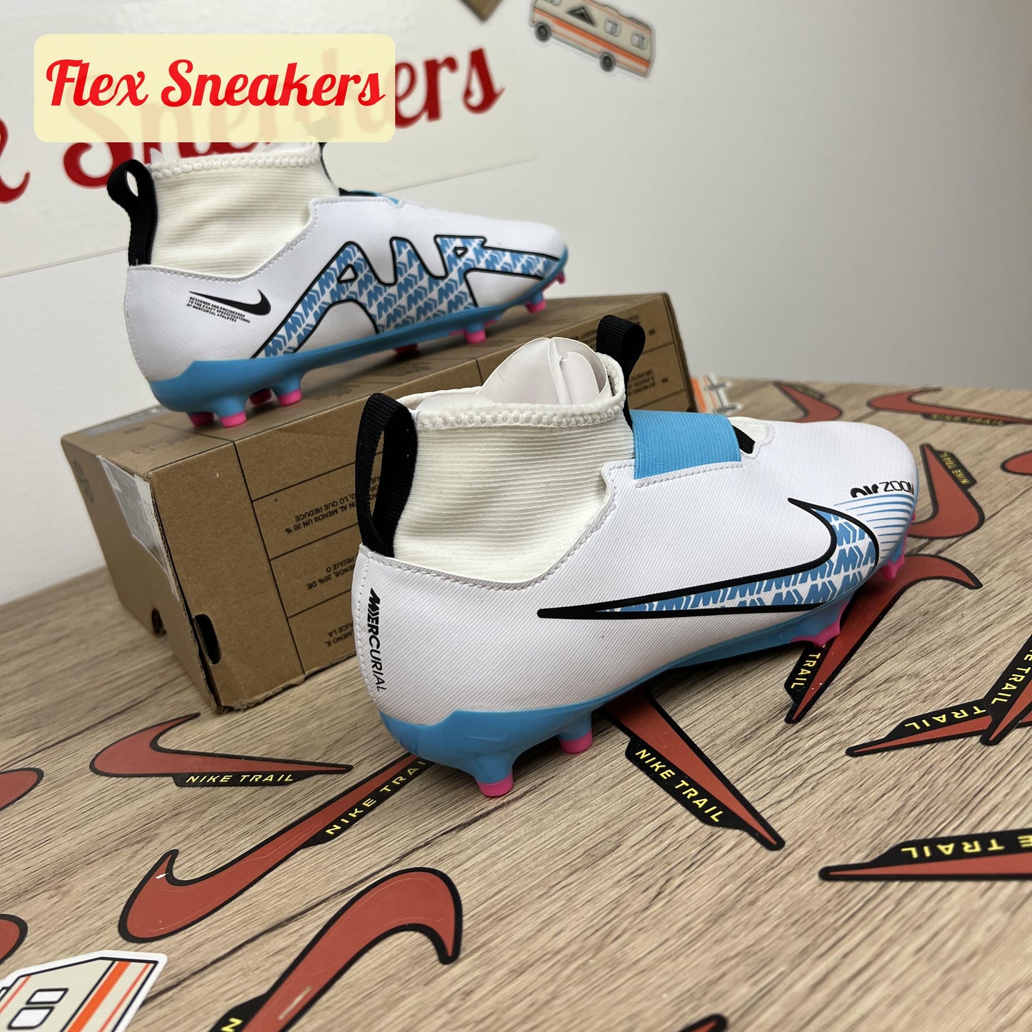 JR Zoom Superfly 9 Academy FG/MG Baltic-Blue