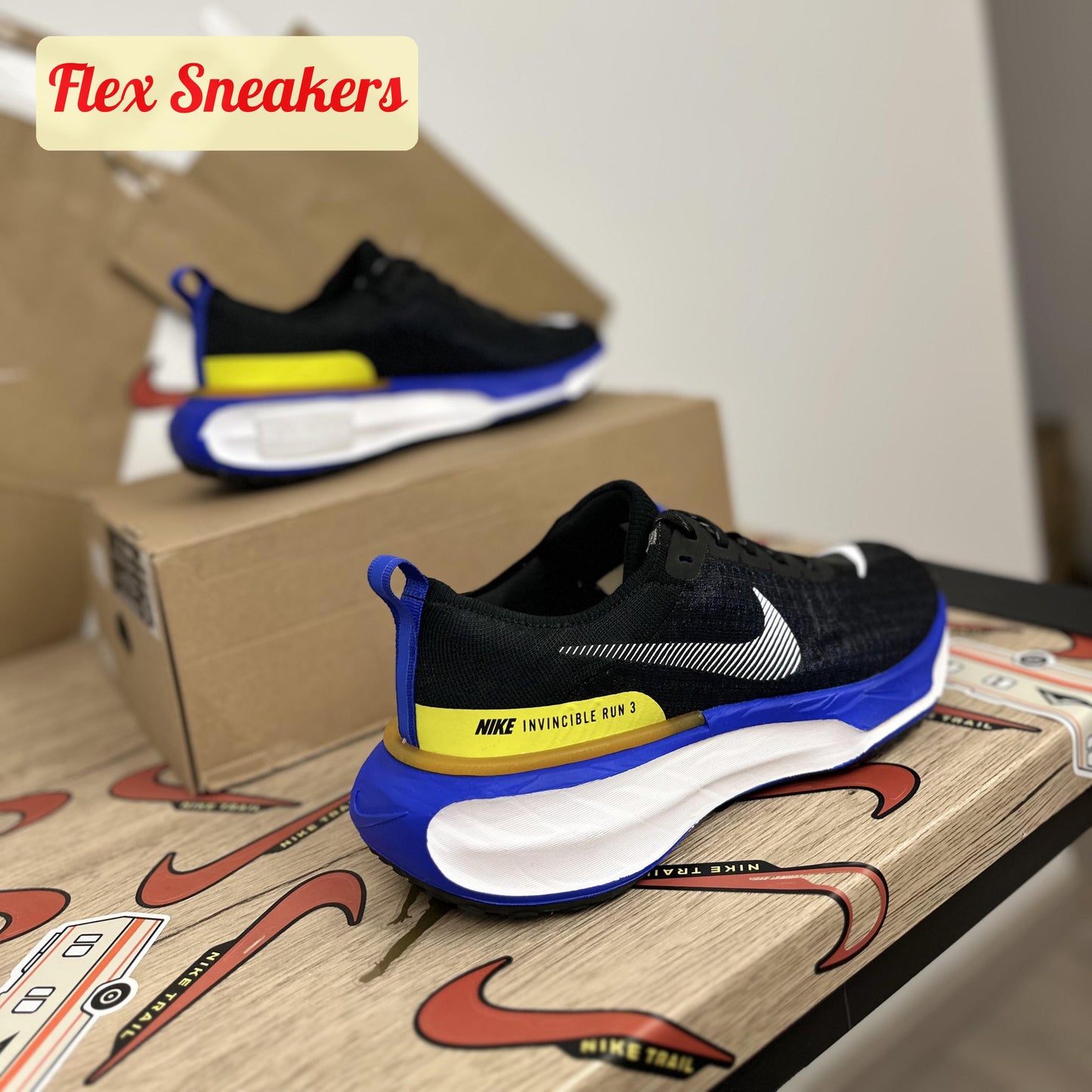 ZoomX Invincible Run FK 3 Black/Blue