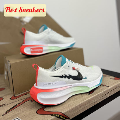 ZoomX Invincible Run FK 3 White/Dusty-Cactus