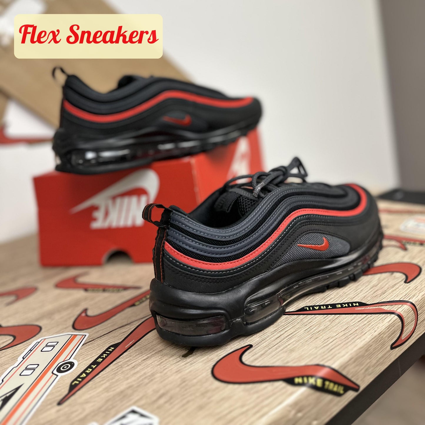 Air Max 97 Black/Picante-Red