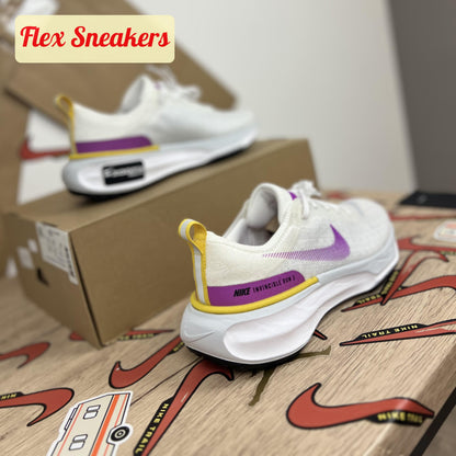W ZoomX Invincible Run FK 3 White/Vivid-Purple