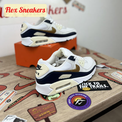 Air Max 90 NN White/Metalic-Gold