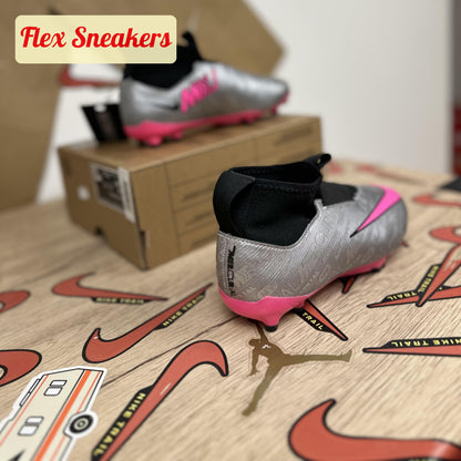 JR Zoom Superfly 9 Academy XXV FG/MG Silver/Pink