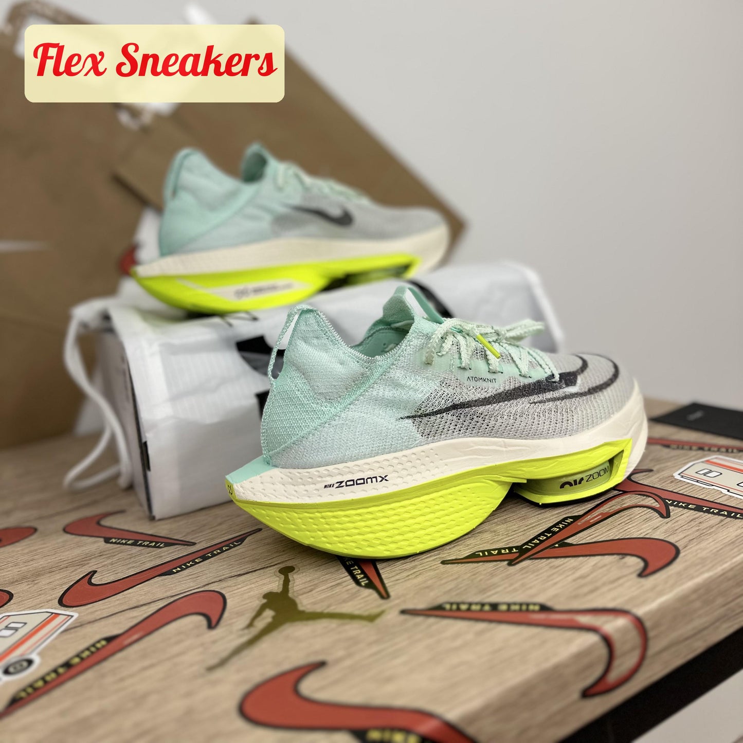 Air Zoom Alphafly Next% 2 Green/White