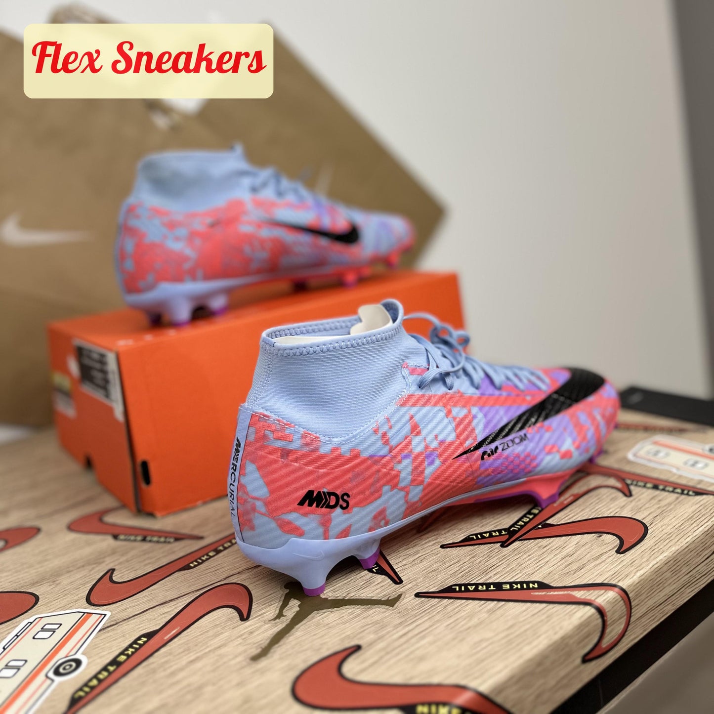 Zoom Superfly 9 MDS Academy FG/MG Blue/Pink