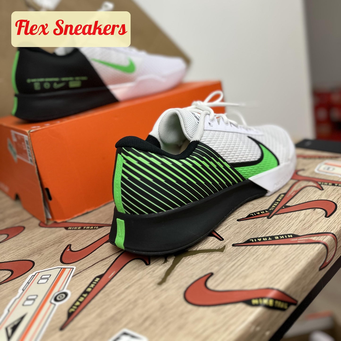 Zoom Vapor Pro 2 HC White/Poison-Green