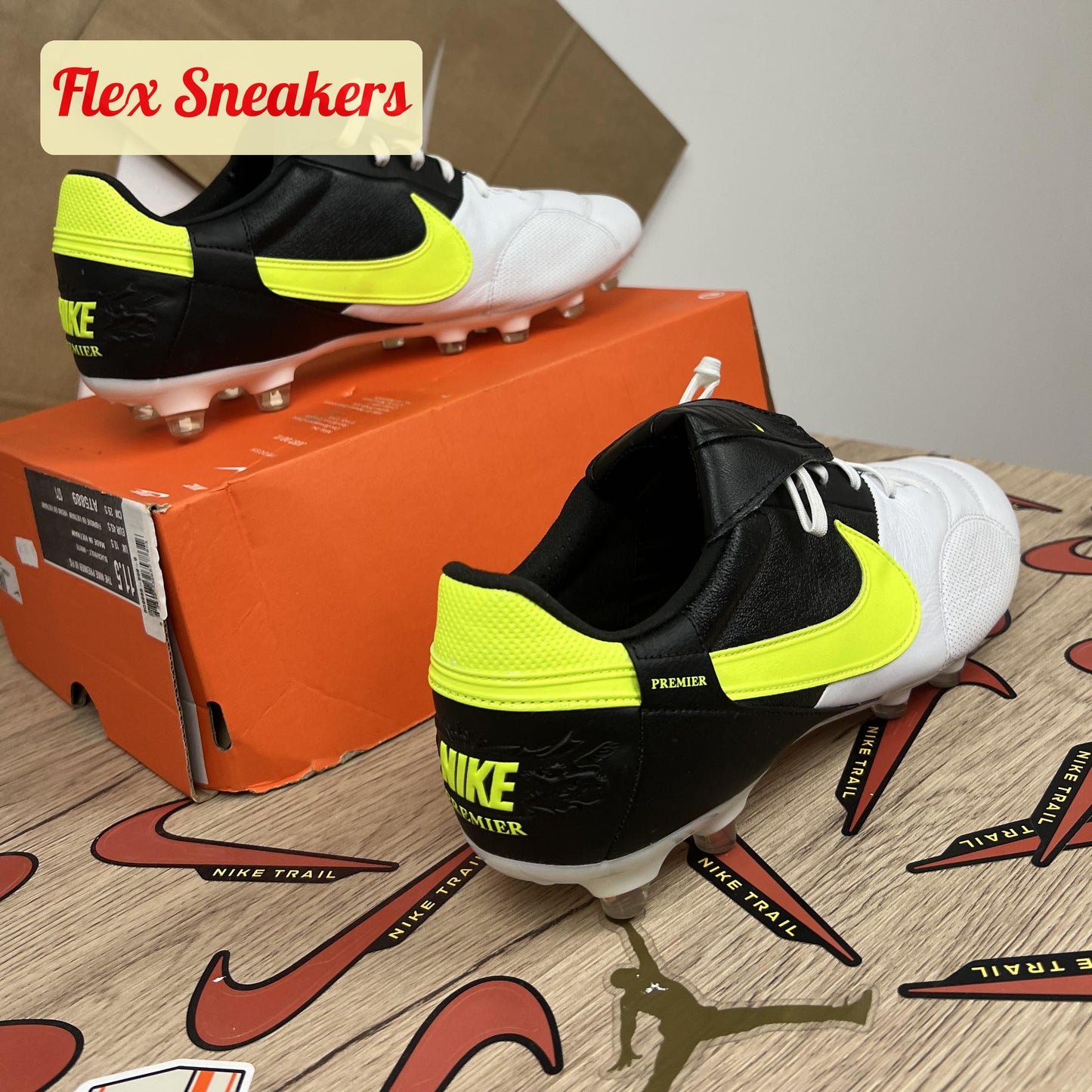 The Nike Premier III FG Black/Volt/White