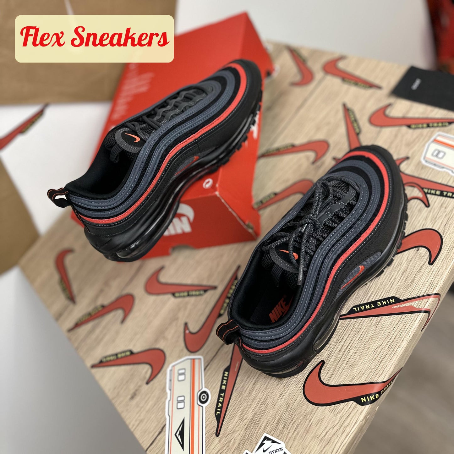 Air Max 97 Black/Picante-Red
