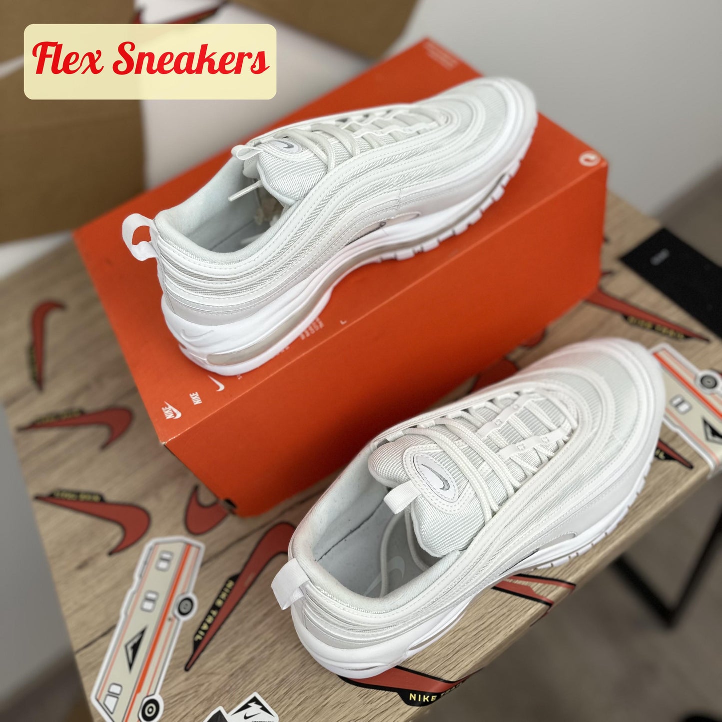 Nike Air Max 97 White/Wolf-Grey