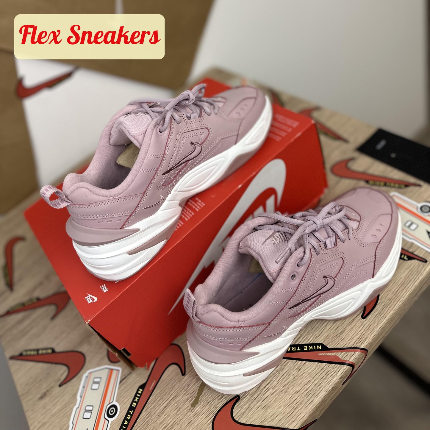 Nike M2K Tekno Plum-Chalk