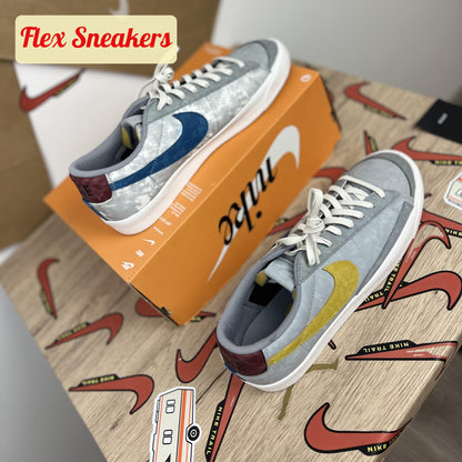 Blazer Low '77 Smoke-Grey/Dark-Citron