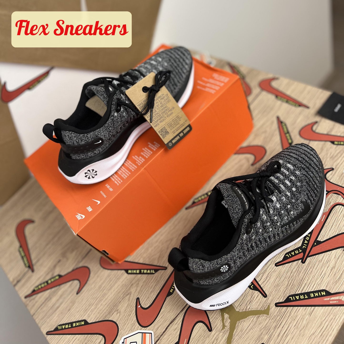 React Infinity Run 4 Black-White