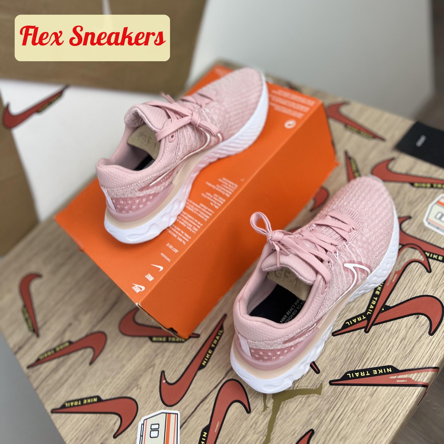 W React Infinity Run FK 3 Pink-Glaze