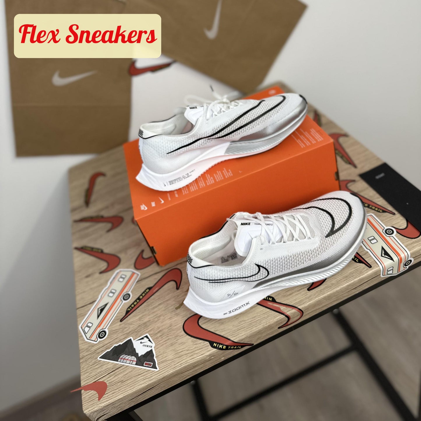 ZoomX Streakfly White/Silver