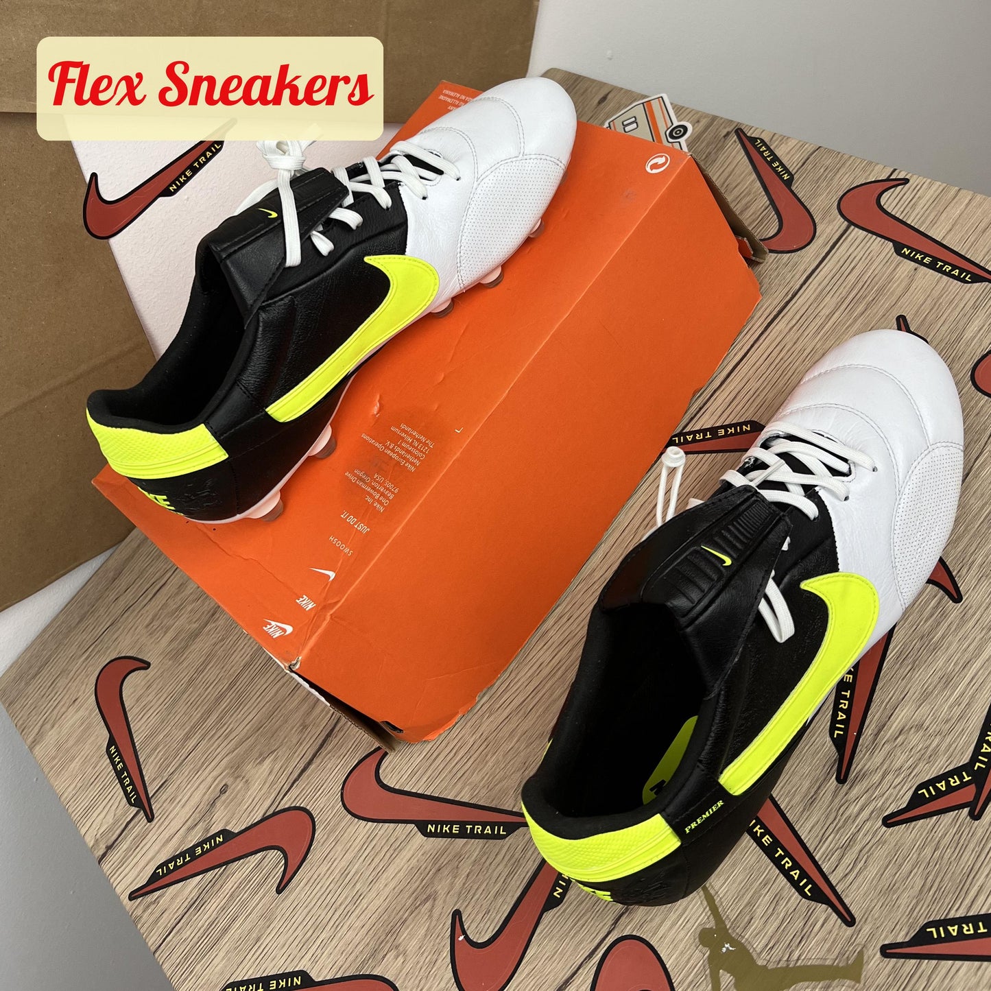 The Nike Premier III FG Black/Volt/White