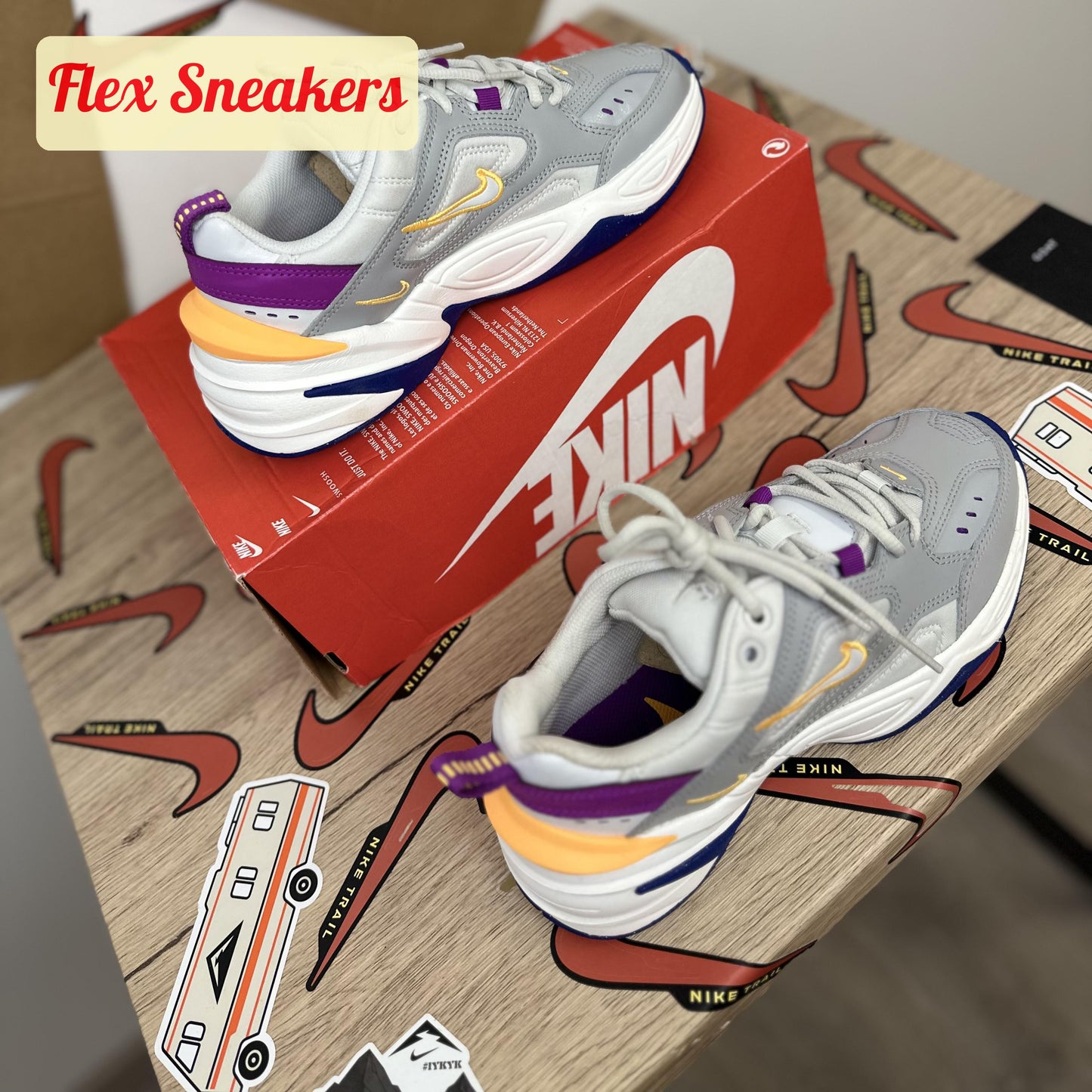 Nike M2K Tekno Grey/Purple