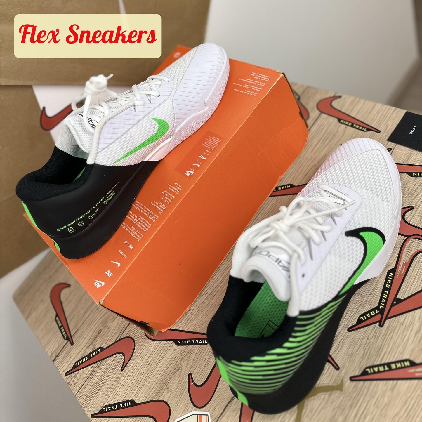 Zoom Vapor Pro 2 HC White/Poison-Green