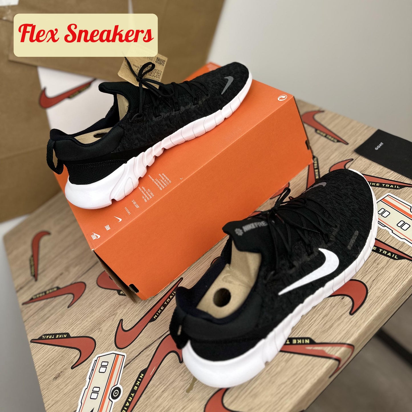 Free RN 5,0 Next Nature Black/White