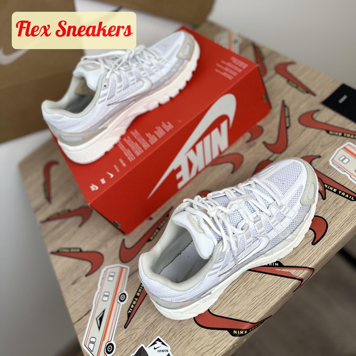 Nike P-6000 White/Grey