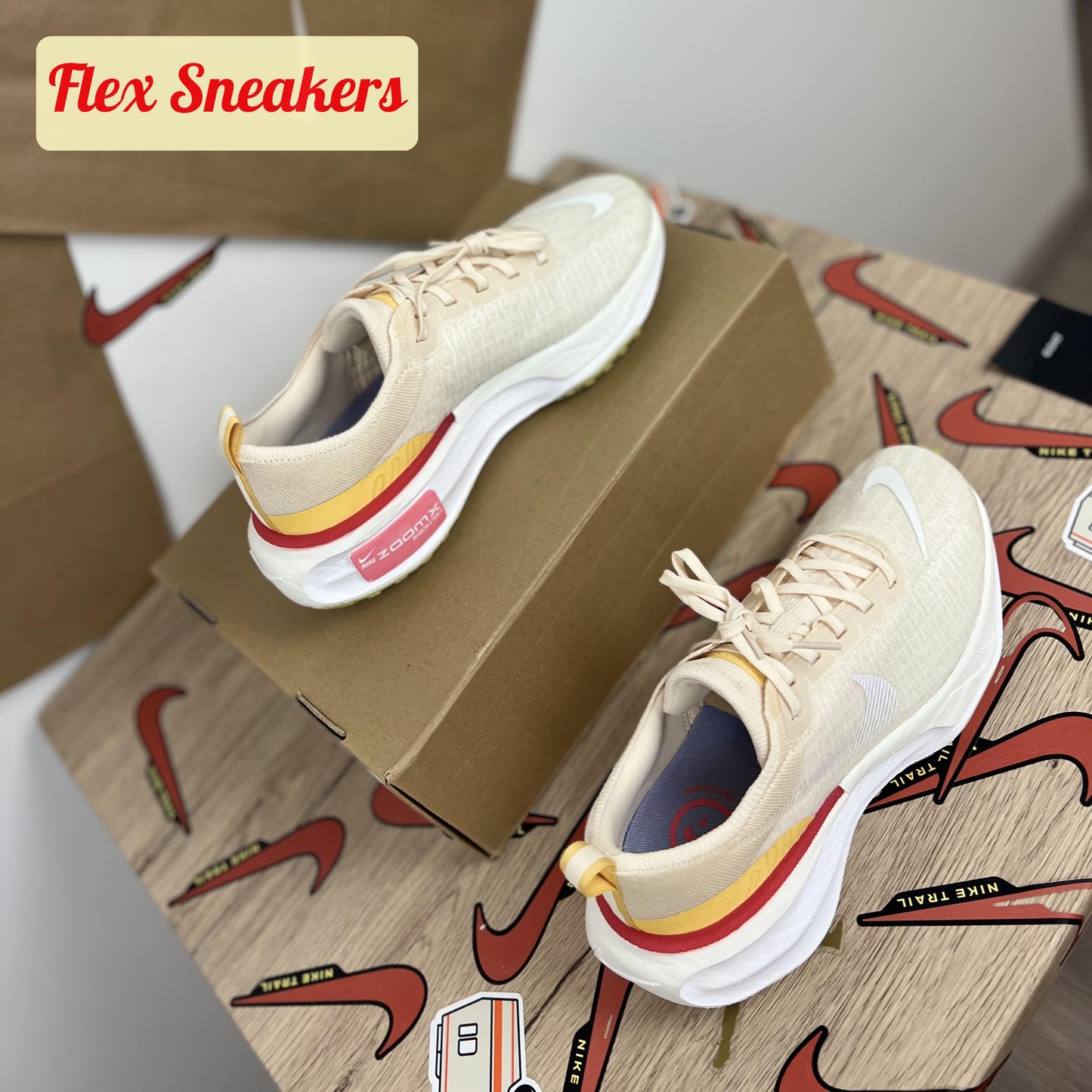 W ZoomX Invincible Run FK 3 Coconut-Milk
