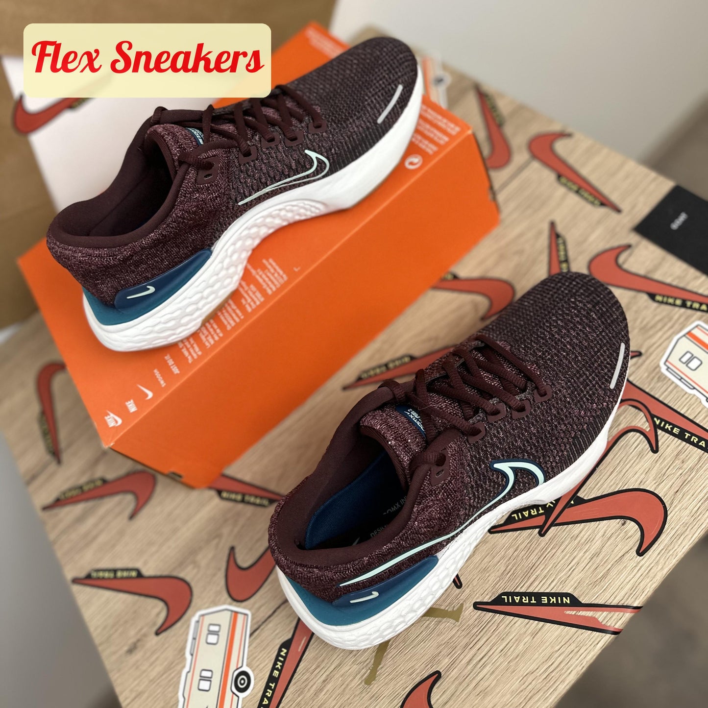 ZoomX Invincible Run FK 2 Burgundowe