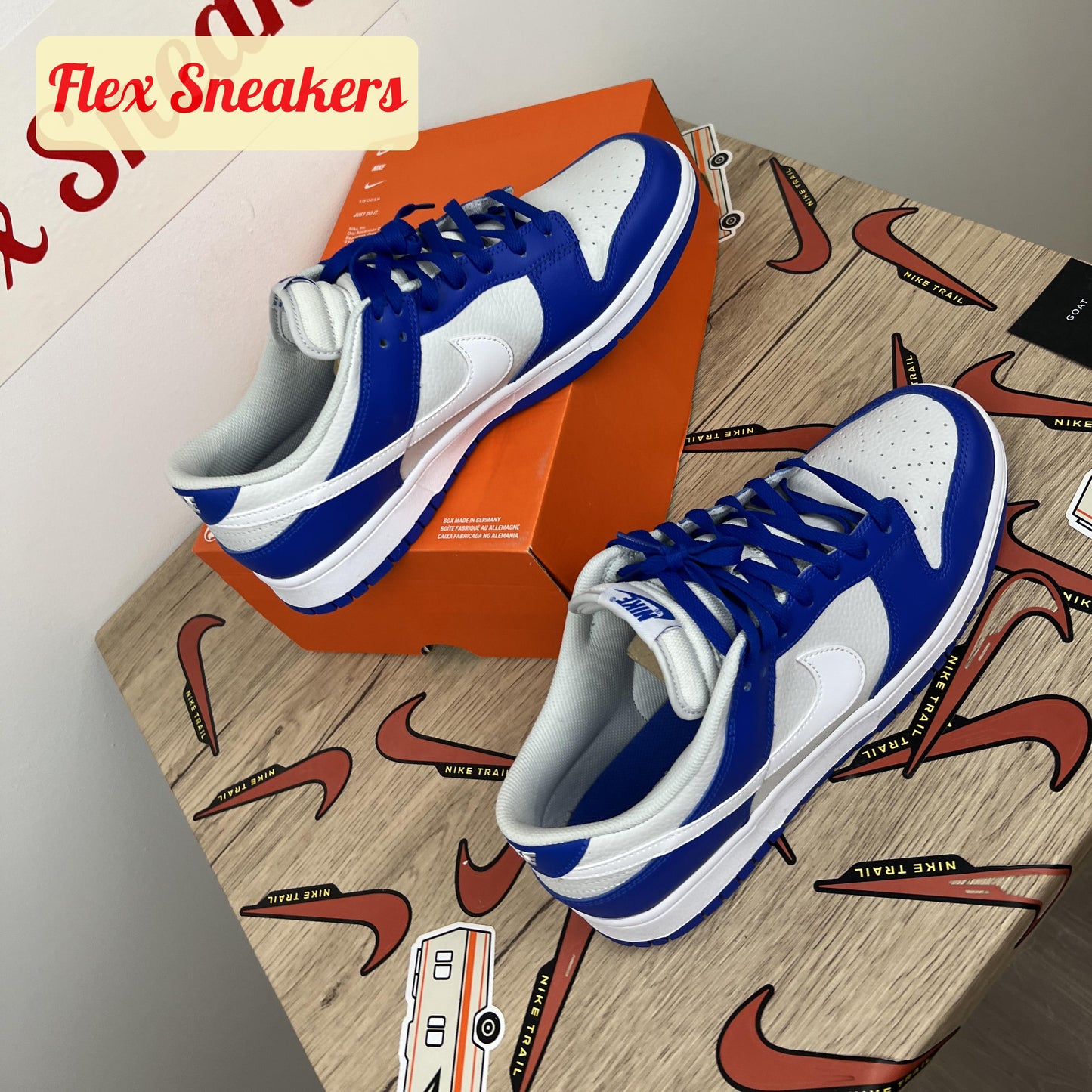 Dunk Low White/Racer-Blue