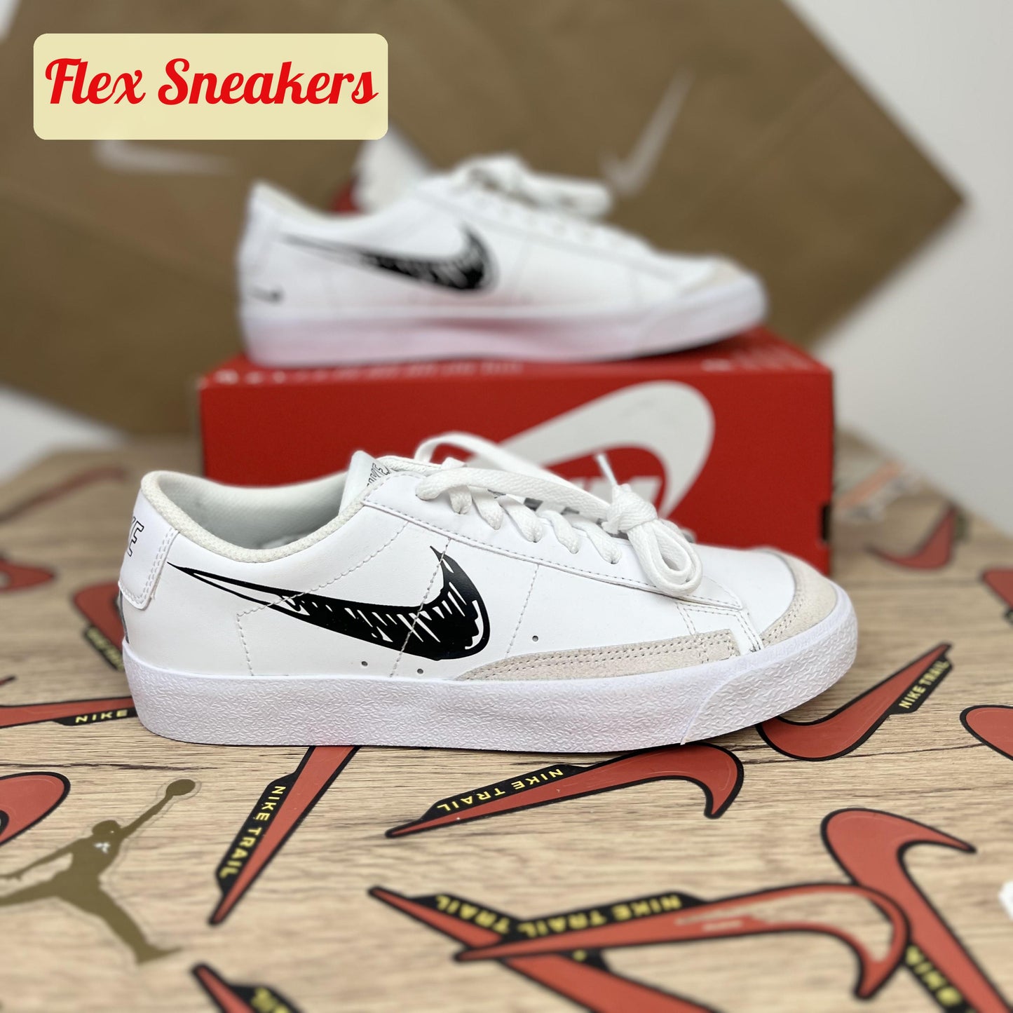 Blazer Low '77 GS White/Black