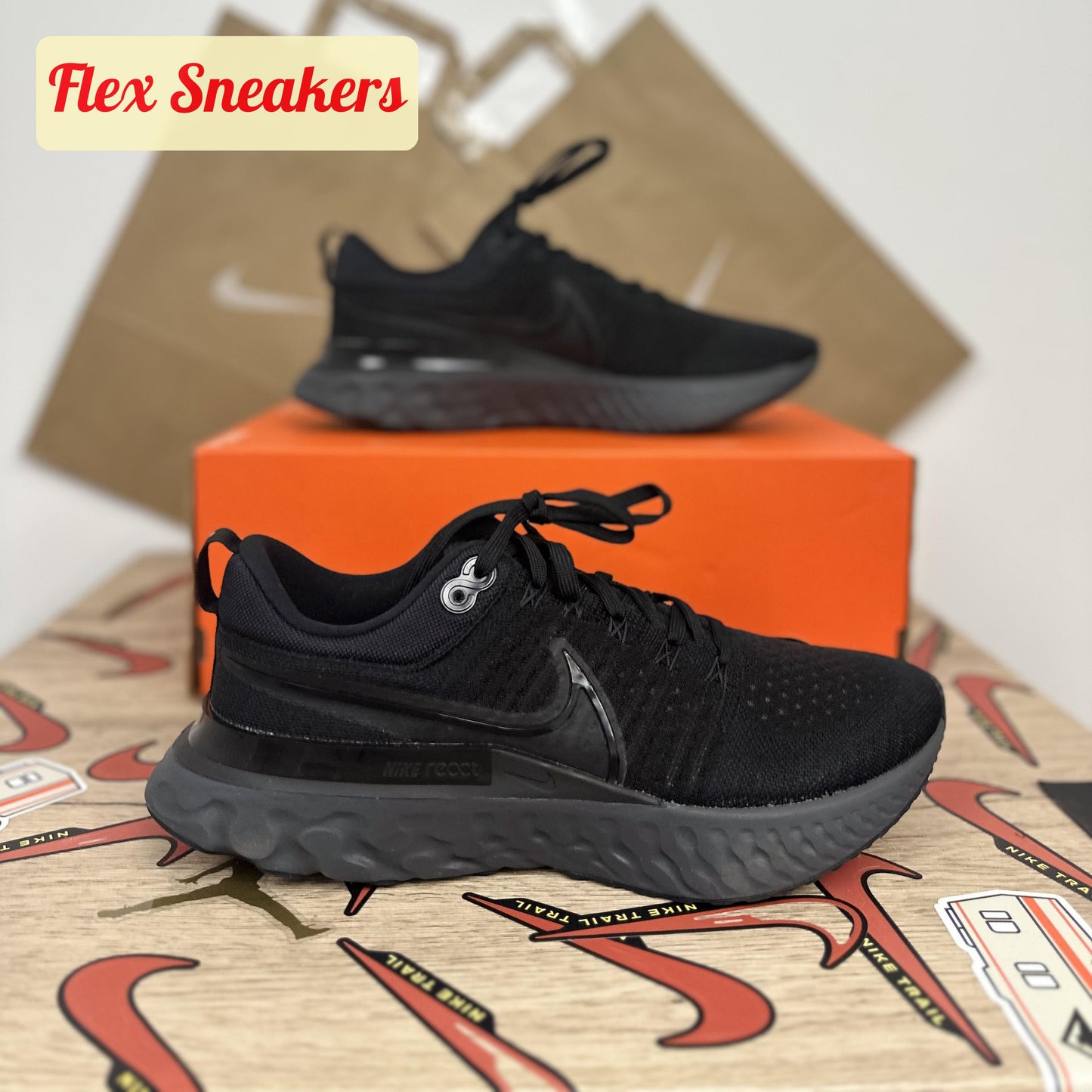 React Infinity Run FK 2 Black/Iron-Grey