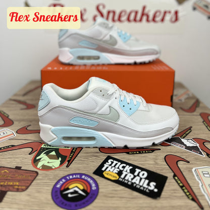 Air Max 90 White/Glacier-Blue