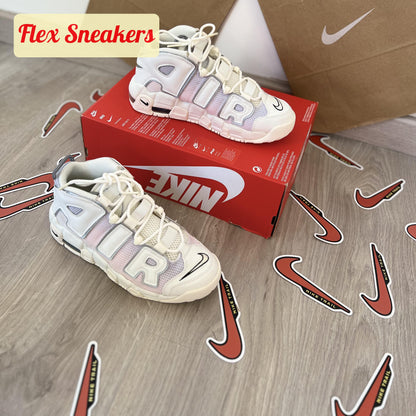 Air More Uptempo (GS) White/Pink