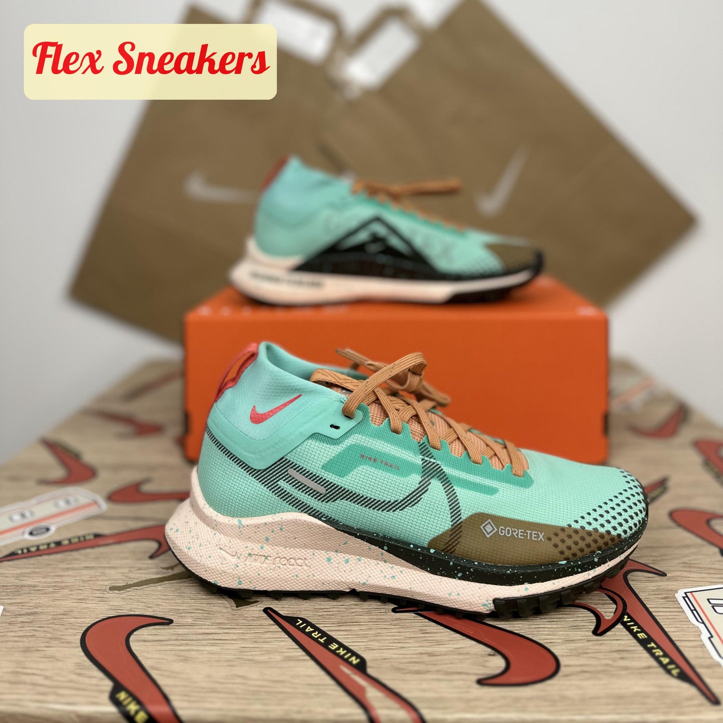 React Pegasus Trail 4 GTX Emerald